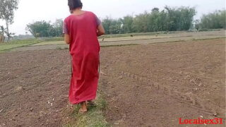 Dehati Horny Maid Fucked Standing Style In Garden With House Owner Video